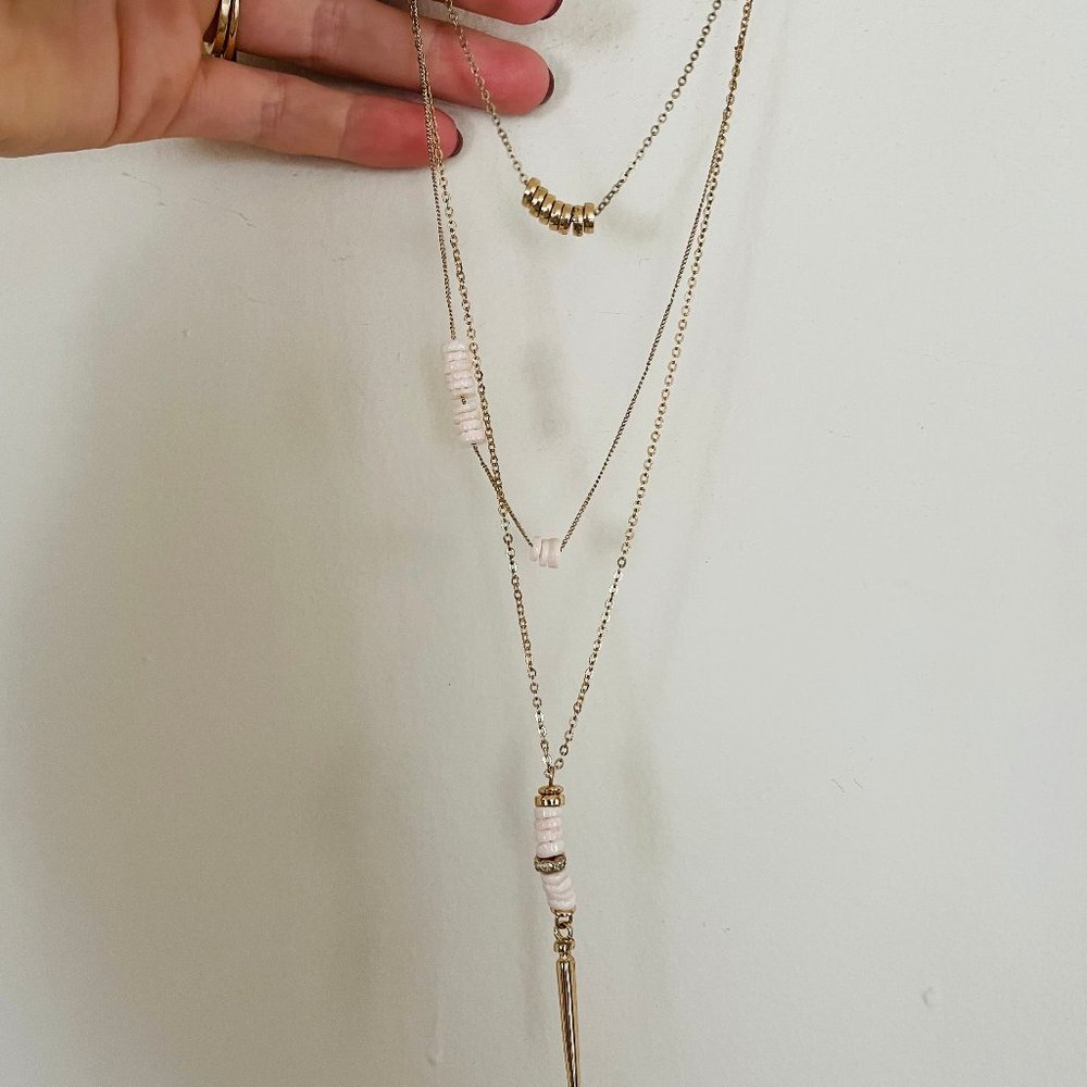 Francesca's Collection │ Layered Gold Necklace